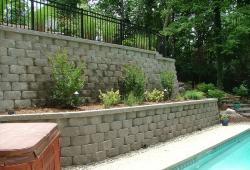 Inspiration Gallery - Pool Retaining Wall - Image: 206