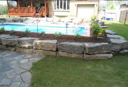 Inspiration Gallery - Pool Retaining Wall - Image: 210